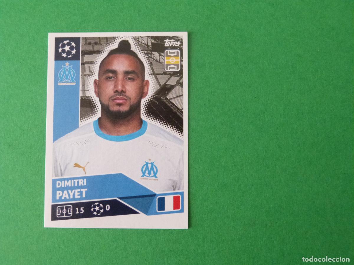 Figurine di Calcio: CROMO FUTBOL PAYET OLYMPIQUE DE MARSELLA SIN PEGAR N&ordm; 13 CHAMPIONS LEAGUE 2020-2021/20-21 TOPPS