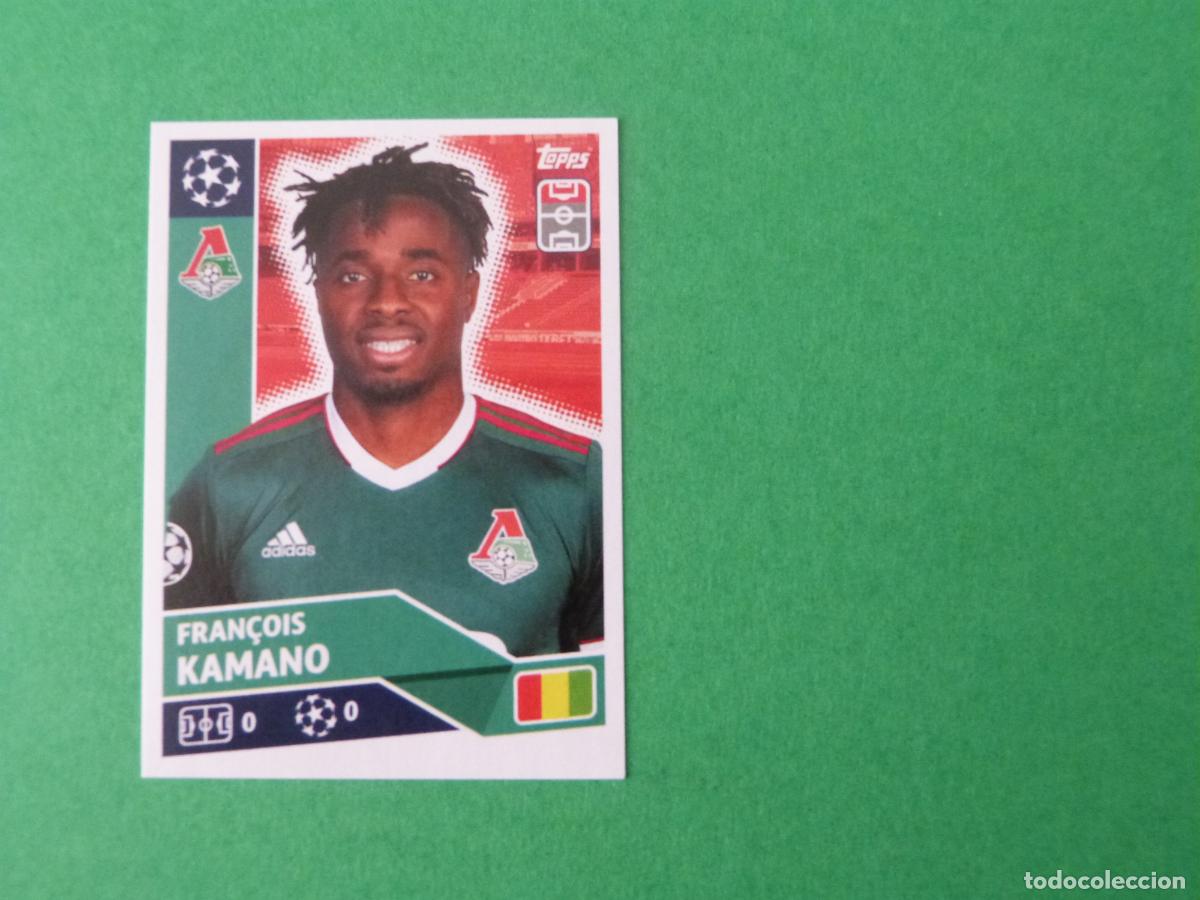 Cromos de F&uacute;tbol: CROMO FUTBOL KAMANO FC LOKOMOTIV MOSCU SIN PEGAR N&ordm; 15 CHAMPIONS LEAGUE 2020-2021/20-21 TOPPS