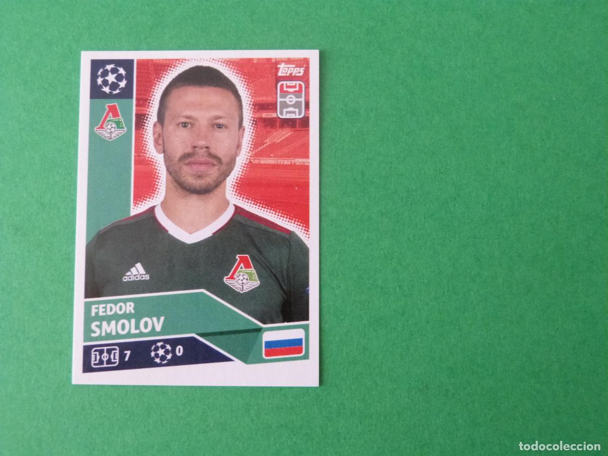Cromos de F&uacute;tbol: CROMO FUTBOL SMOLOV FC LOKOMOTIV MOSCU SIN PEGAR N&ordm; 16 CHAMPIONS LEAGUE 2020-2021/20-21 TOPPS