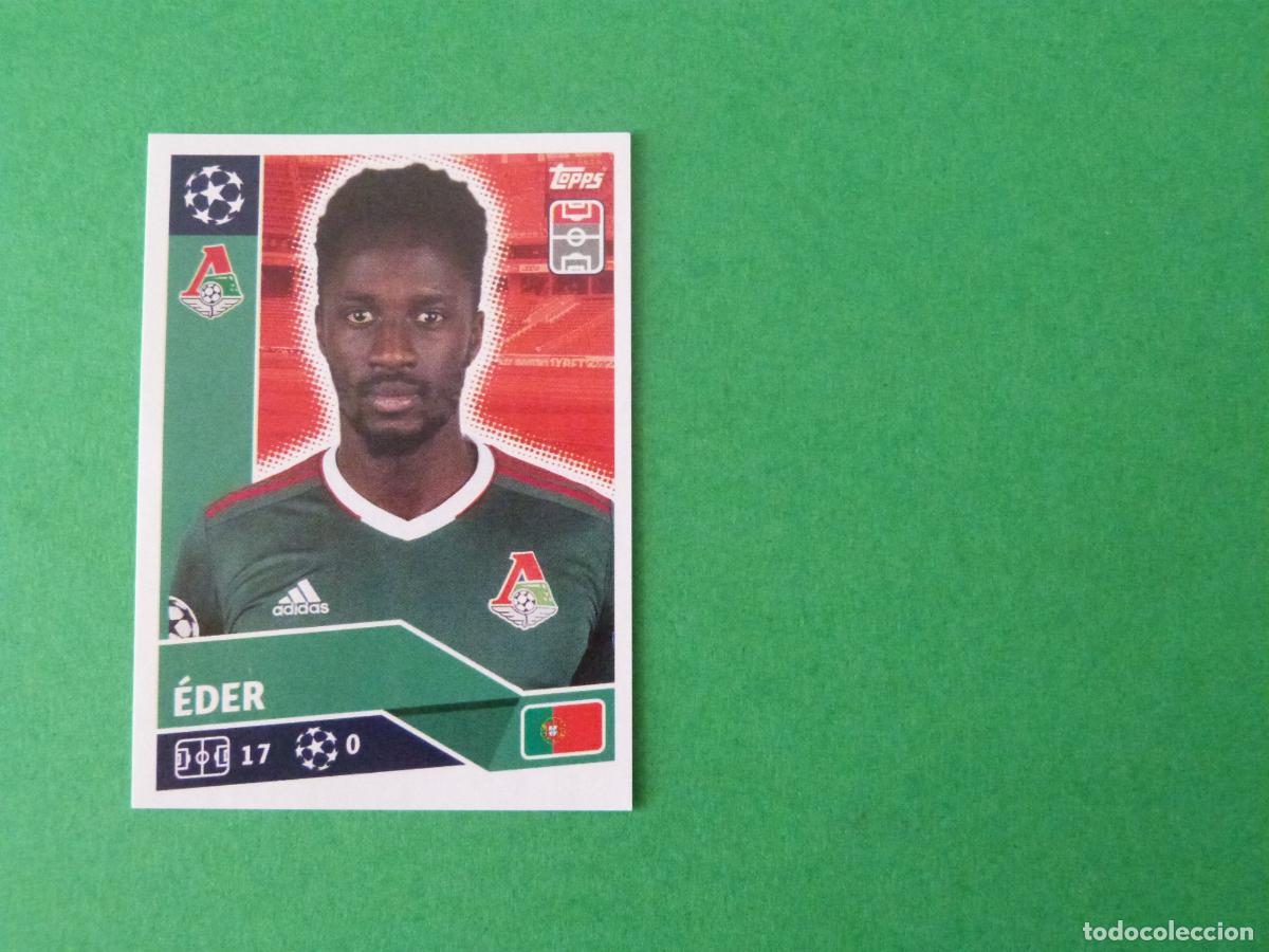 Cromos de F&uacute;tbol: CROMO FUTBOL EDER FC LOKOMOTIV MOSCU SIN PEGAR N&ordm; 17 CHAMPIONS LEAGUE 2020-2021/20-21 TOPPS