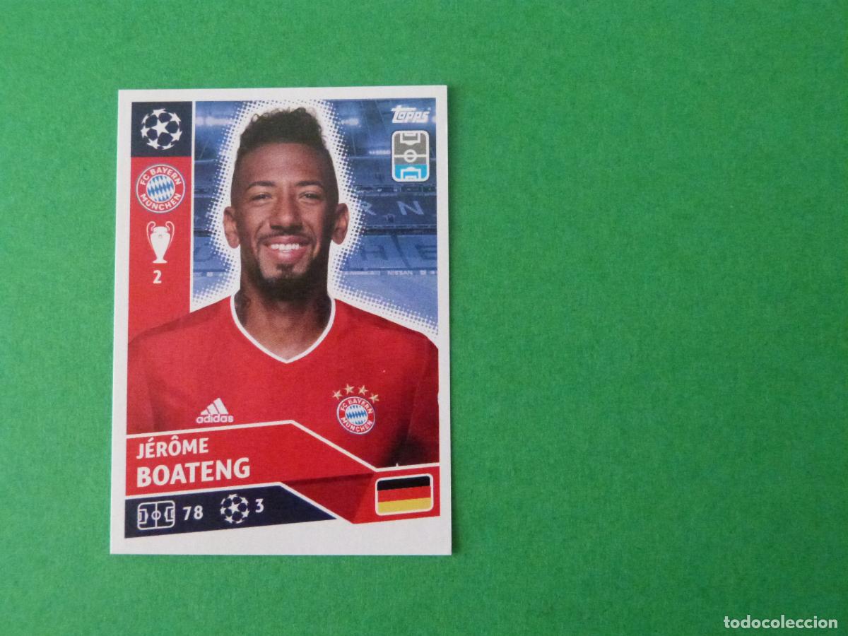 Cromos de F&uacute;tbol: CROMO FUTBOL BOATENG BAYERN DE MUNICH SIN PEGAR N&ordm; 5 CHAMPIONS LEAGUE 2020-2021/20-21 TOPPS