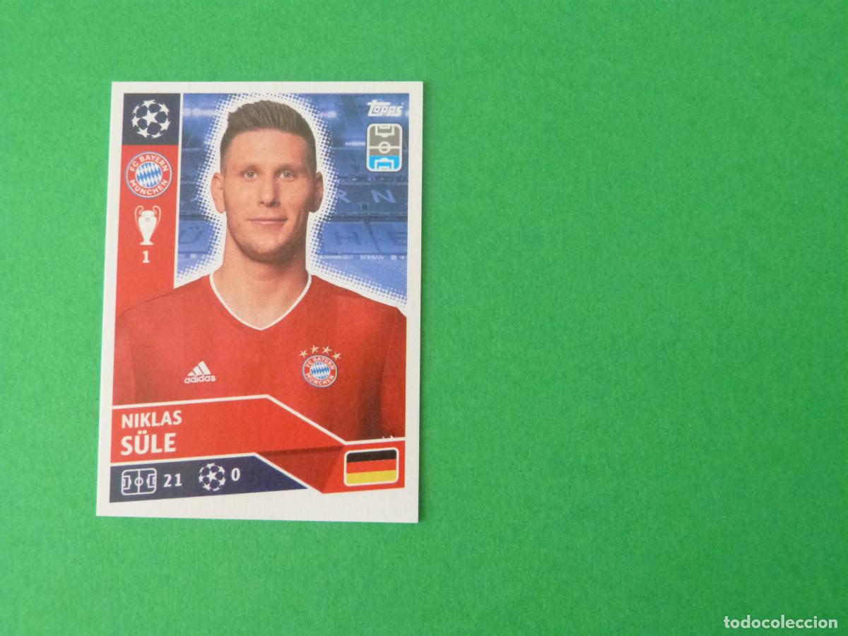 Cromos de F&uacute;tbol: CROMO FUTBOL NIKLAS S&Uuml;LE BAYERN DE MUNICH SIN PEGAR N&ordm; 8 CHAMPIONS LEAGUE 2020-2021/20-21 TOPPS