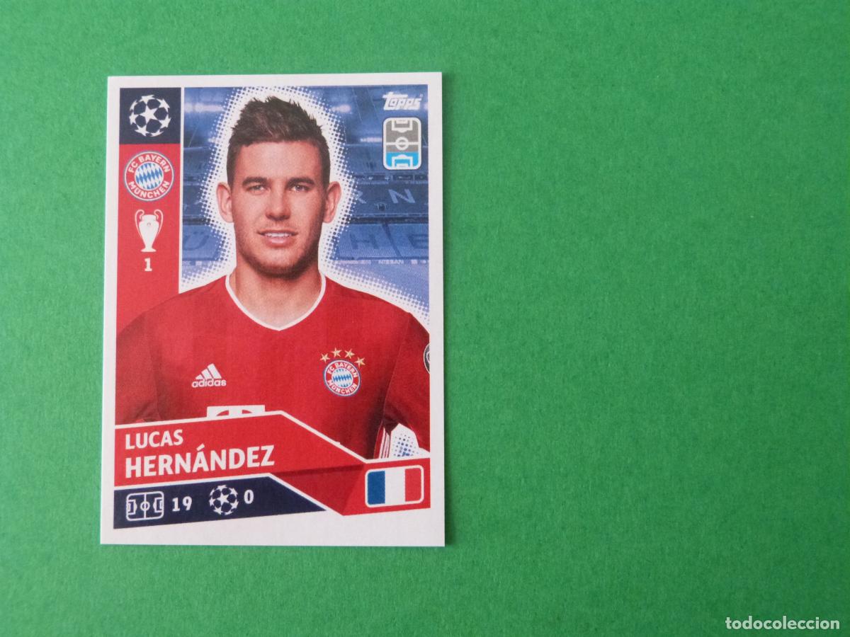 Cromos de F&uacute;tbol: CROMO FUTBOL HERNANDEZ BAYERN DE MUNICH SIN PEGAR N&ordm; 9 CHAMPIONS LEAGUE 2020-2021/20-21 TOPPS