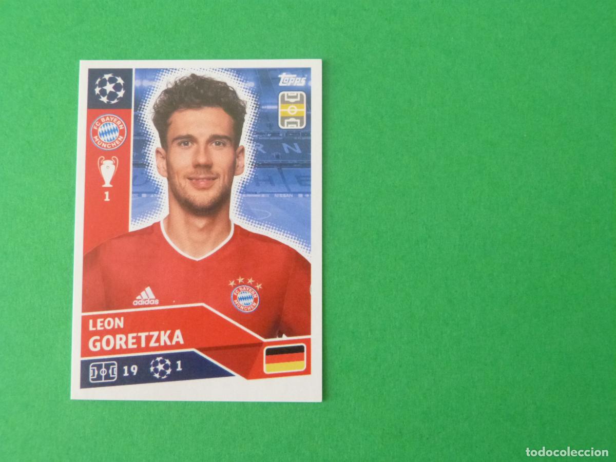 Cromos de F&uacute;tbol: CROMO FUTBOL GORETZKA BAYERN DE MUNICH SIN PEGAR N&ordm; 11 CHAMPIONS LEAGUE 2020-2021/20-21 TOPPS