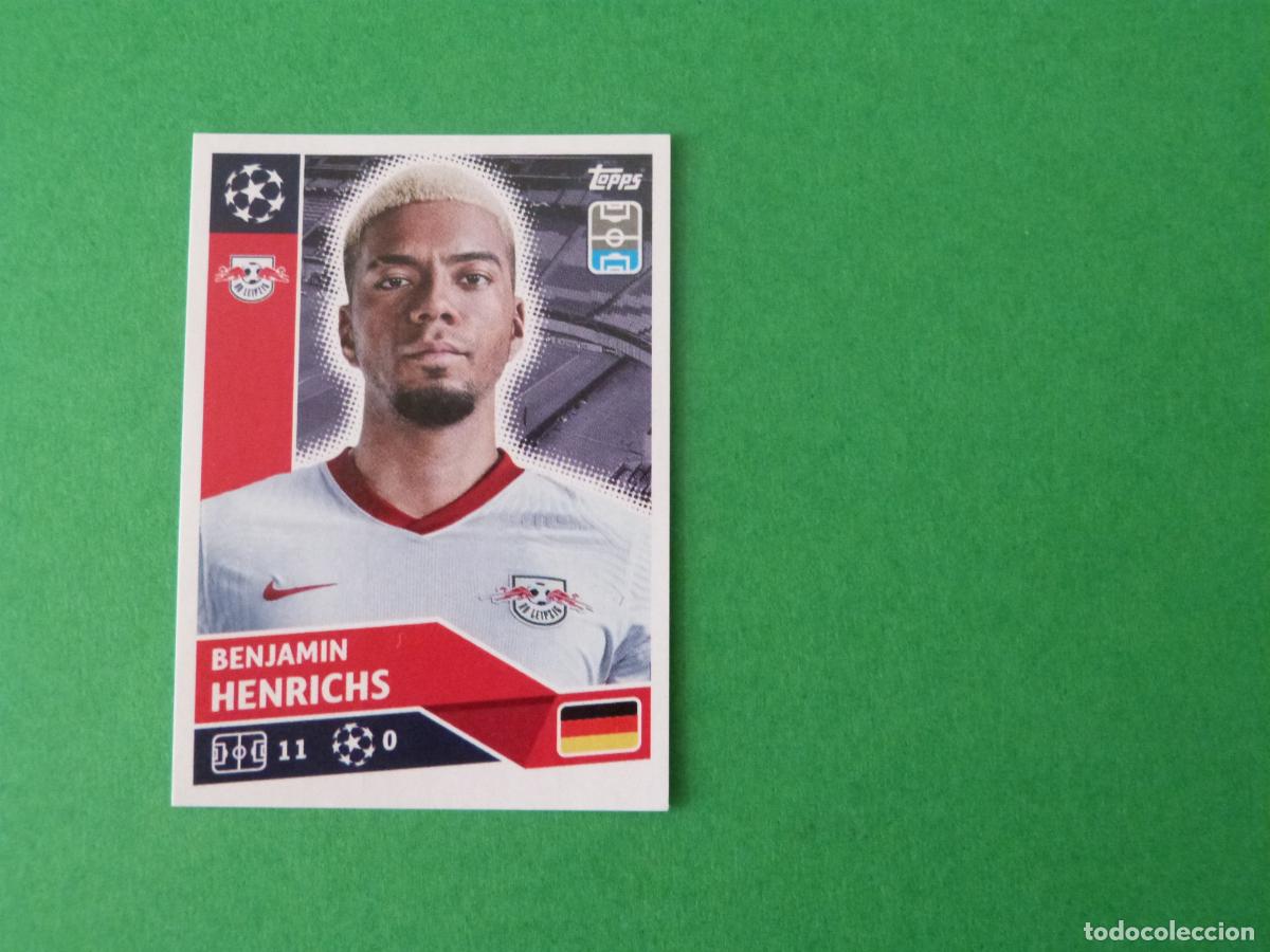 Cromos de F&uacute;tbol: CROMO FUTBOL HENRICHS RB LEIPZIG SIN PEGAR N&ordm; 7 CHAMPIONS LEAGUE 2020-2021/20-21 TOPPS