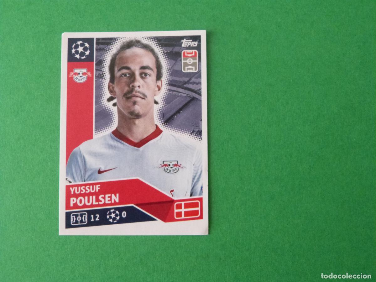 Cromos de F&uacute;tbol: CROMO FUTBOL POULSEN RB LEIPZIG SIN PEGAR N&ordm; 18 CHAMPIONS LEAGUE 2020-2021/20-21 TOPPS