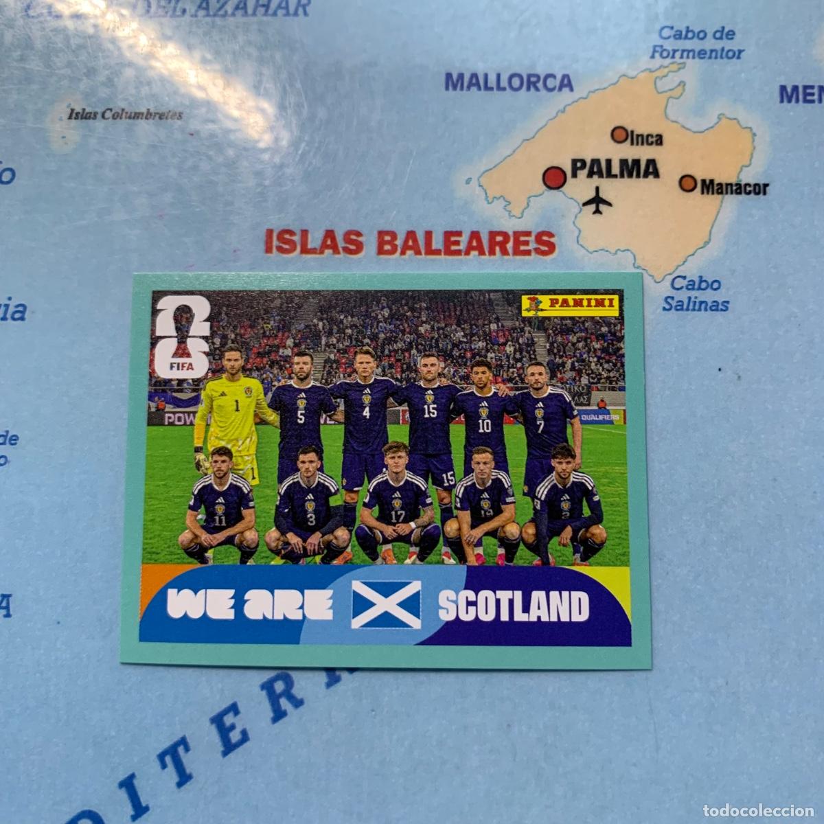 Cromos de F&uacute;tbol: Escocia n&uacute;mero 13 cromo panini Mundial Fifa World Cup 2026