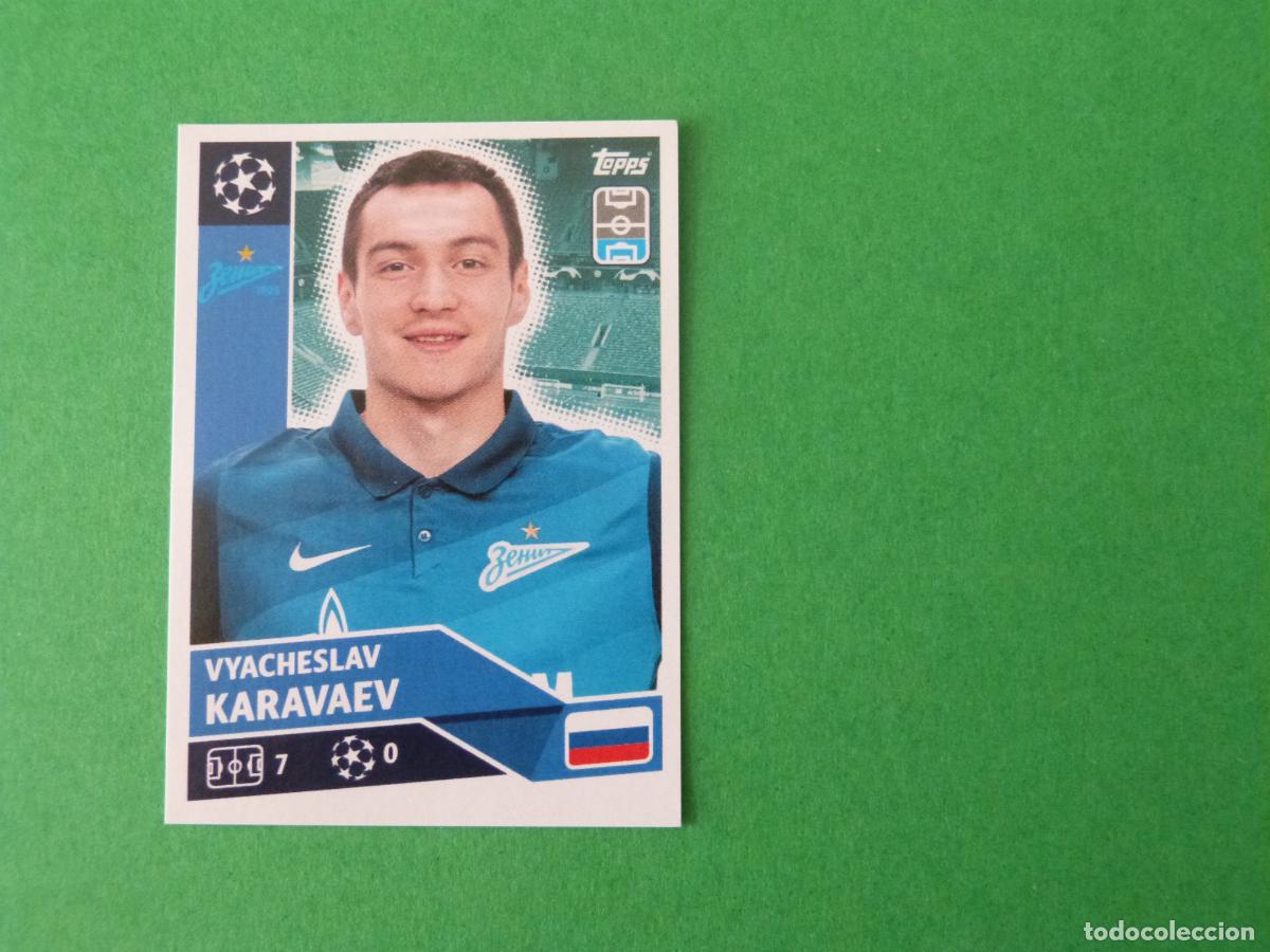 Cromos de F&uacute;tbol: CROMO FUTBOL KARAVAEV ZENIT SAN PETERSBURGO SIN PEGAR N&ordm; 4 CHAMPIONS LEAGUE 2020-2021/20-21 TOPPS