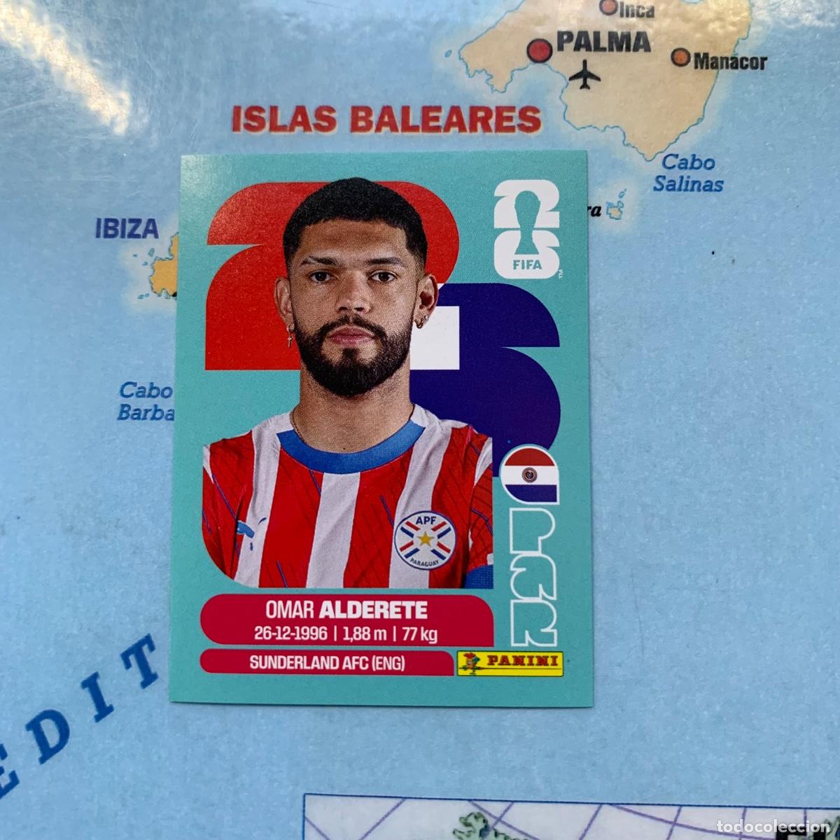 Cromos de F&uacute;tbol: Paraguay n&uacute;mero 7 cromo panini Mundial Fifa World Cup 2026