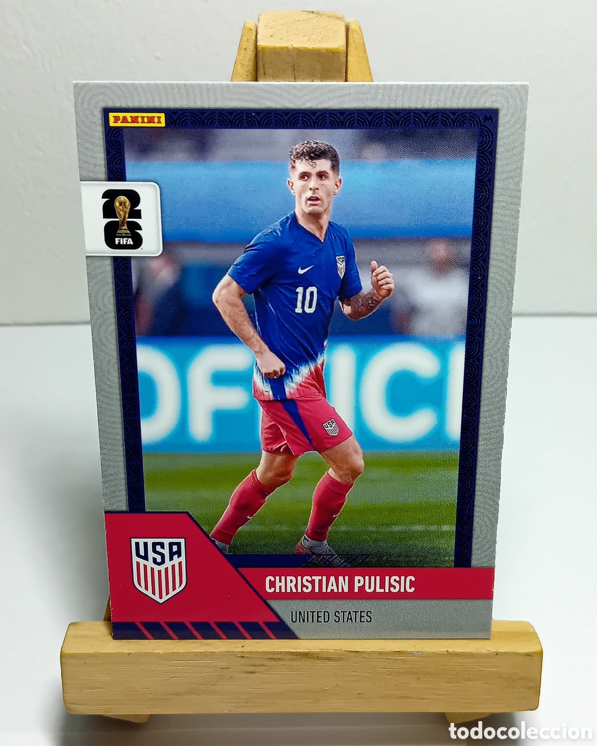 Cromos de F&uacute;tbol: CHRISTIAN PULISIC 2026 USA MONOPOLY PRIZM PANINI S7