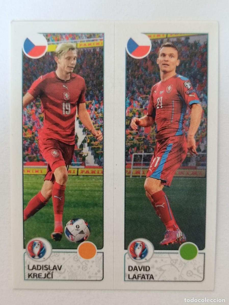Cromos de F&uacute;tbol: #384 KREJCI-LAFATA (REPUBLICA CHECA) EURO FRANCIA 2016 PANINI