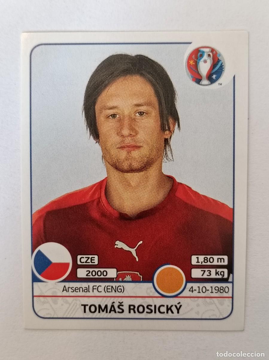 Cromos de F&uacute;tbol: #397 TOMAS ROSICKY (REPUBLICA CHECA) EURO FRANCIA 2016 PANINI