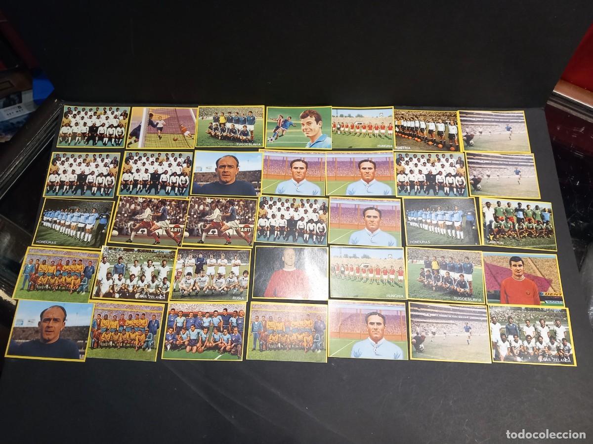 Cromos de F&uacute;tbol: LOTE DE 35 CROMOS F&Uacute;TBOL N&Uacute;NCA PEGADOS F&Uacute;TBOL EN ACCI&Oacute;N DANONE 82 / COMPRA MIN&Iacute;MA 5 &euro;