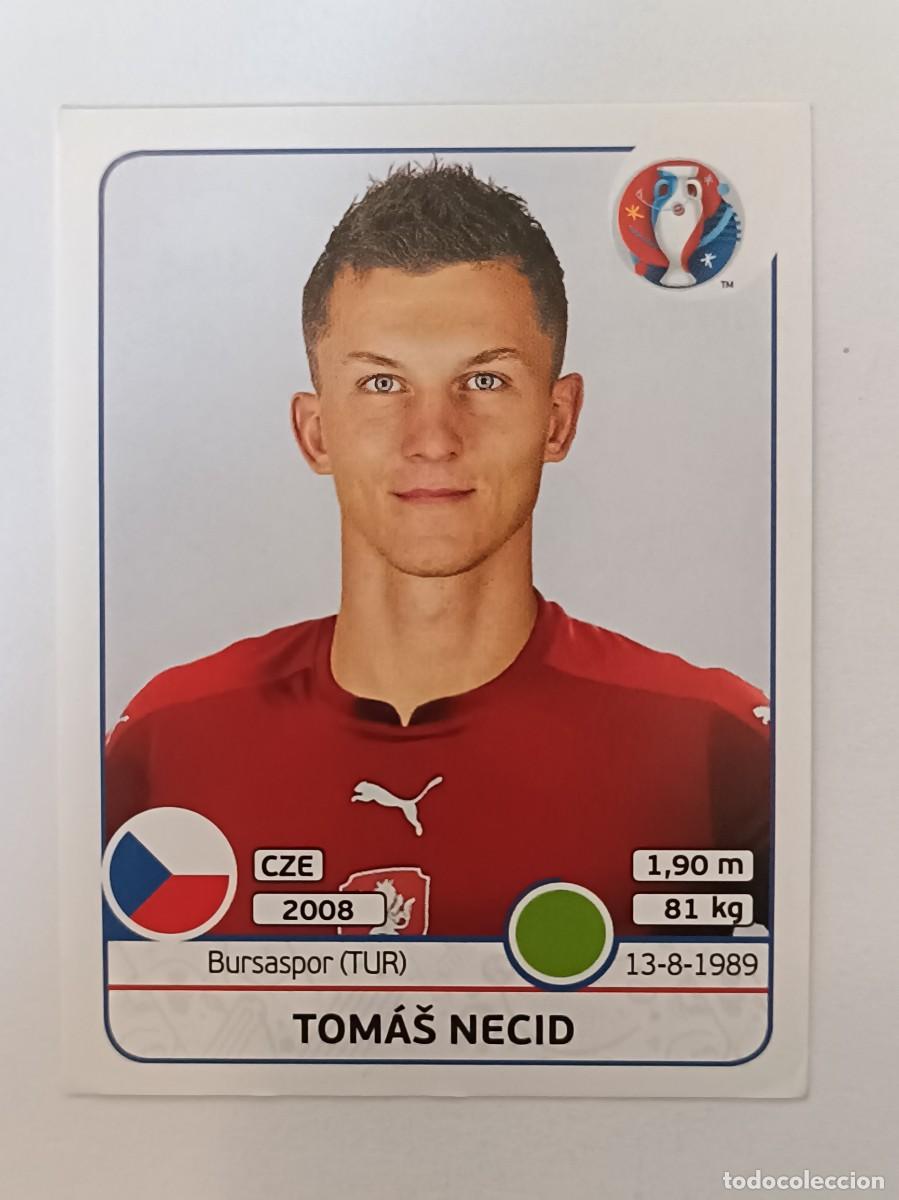 Cromos de F&uacute;tbol: #404 TOMAS NECID (REPUBLICA CHECA) EURO FRANCIA 2016 PANINI