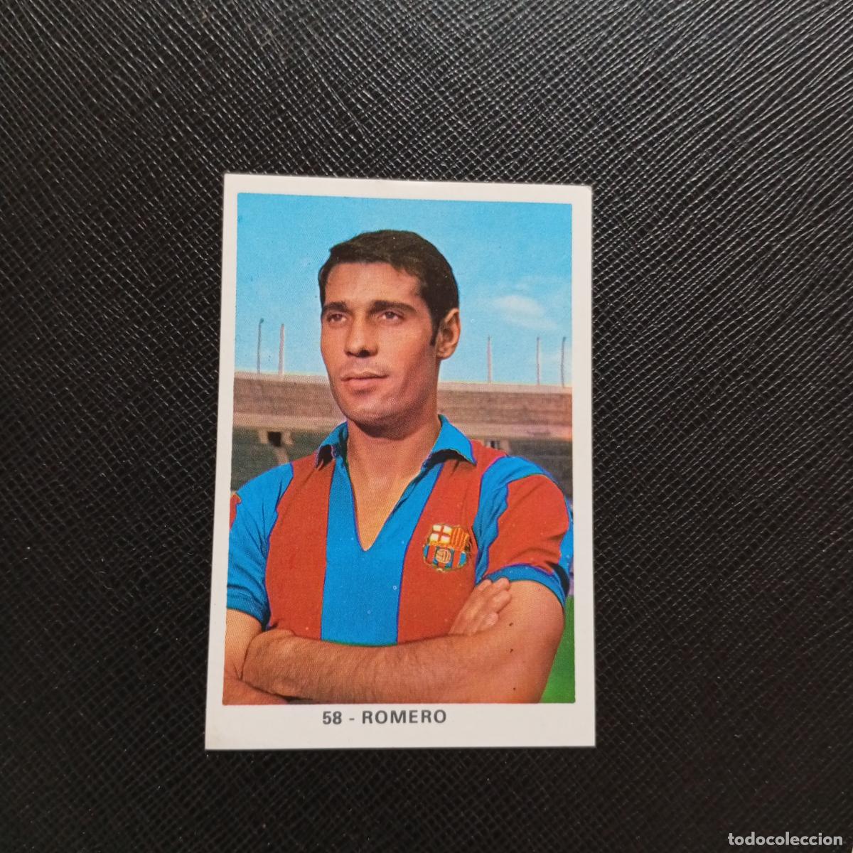 Cromos de F&uacute;tbol: 58 ROMERO BARCELONA RUIZ ROMERO 1970 1971 CROMO 70 MEJICO 71 - SIN PEGAR - A206 PG15