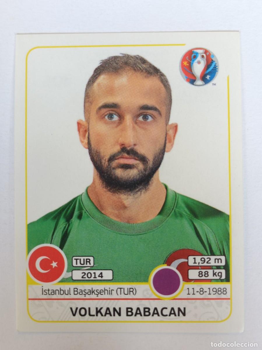 Cromos de F&uacute;tbol: #405 VOLKAN BABACAN (TURQUIA) EURO FRANCIA 2016 PANINI