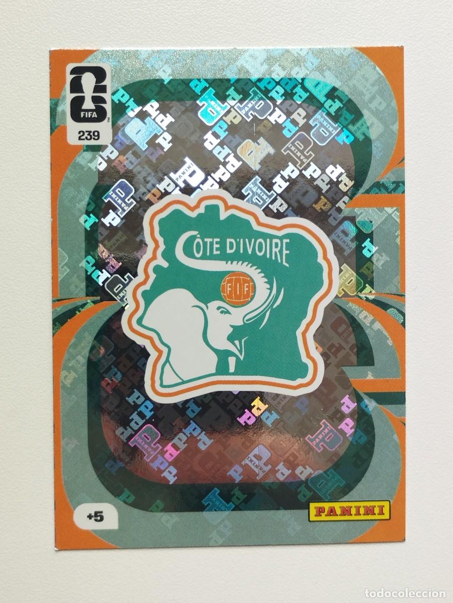 Cromos de F&uacute;tbol: CROMO CARD ADRENALYN MUNDIAL WORLD CUP 2026 ESCUDO 239 COSTA DE MARFIL