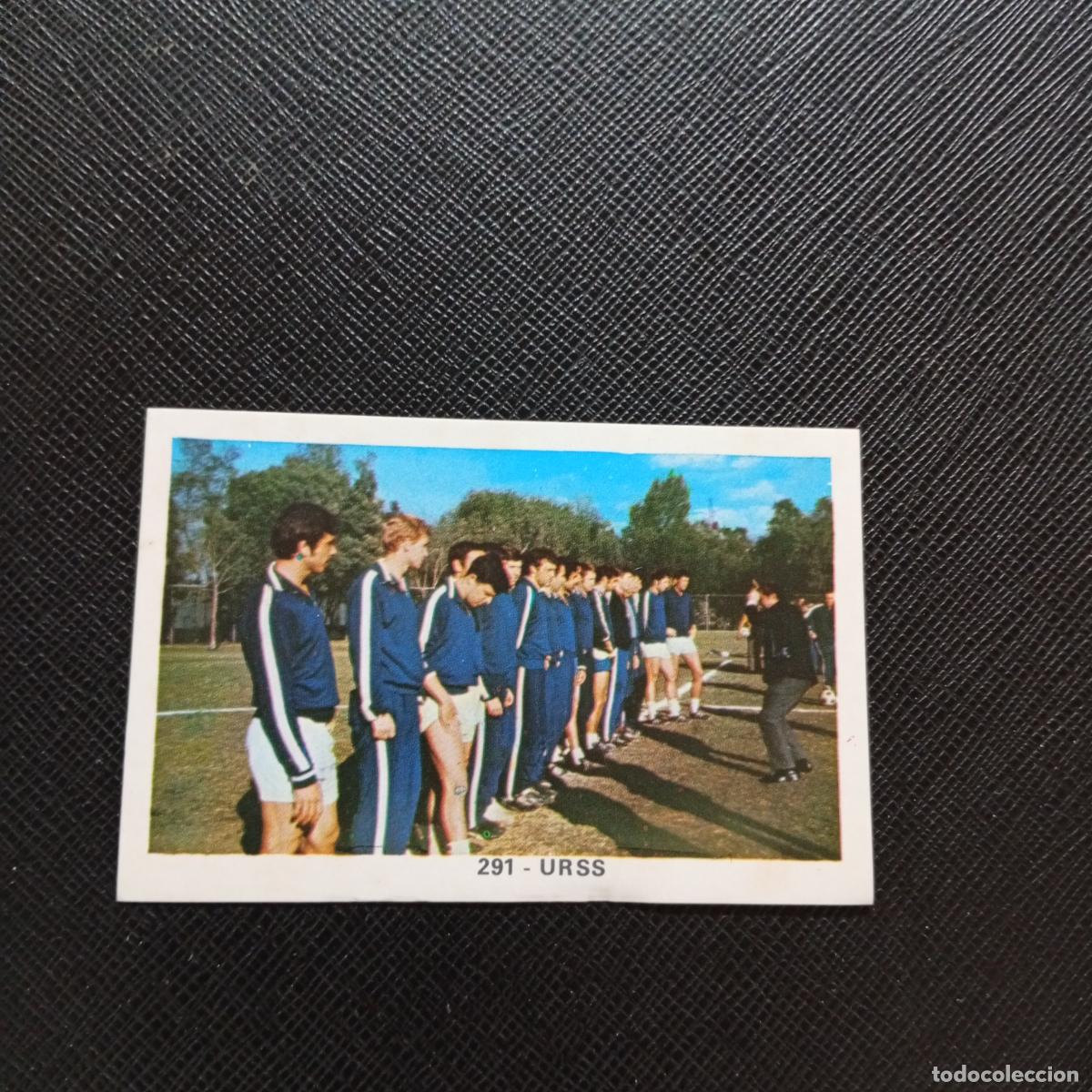 Cromos de F&uacute;tbol: 291 PLANTILLA URSS RUIZ ROMERO 1970 1971 CROMO 70 MEJICO 71 - SIN PEGAR - A206 PG17