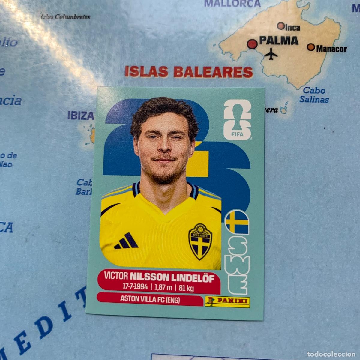 Cromos de F&uacute;tbol: Suecia n&uacute;mero 6 cromo panini Mundial Fifa World Cup 2026