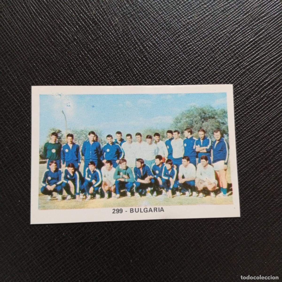 Cromos de F&uacute;tbol: 299 PLANTILLA BULGARIA RUIZ ROMERO 1970 1971 CROMO 70 MEJICO 71 - SIN PEGAR - A206 PG17