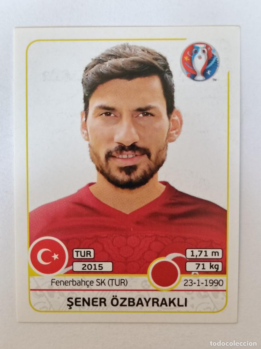 Cromos de F&uacute;tbol: #410 SENER OZBAYRAKLI (TURQUIA) EURO FRANCIA 2016 PANINI