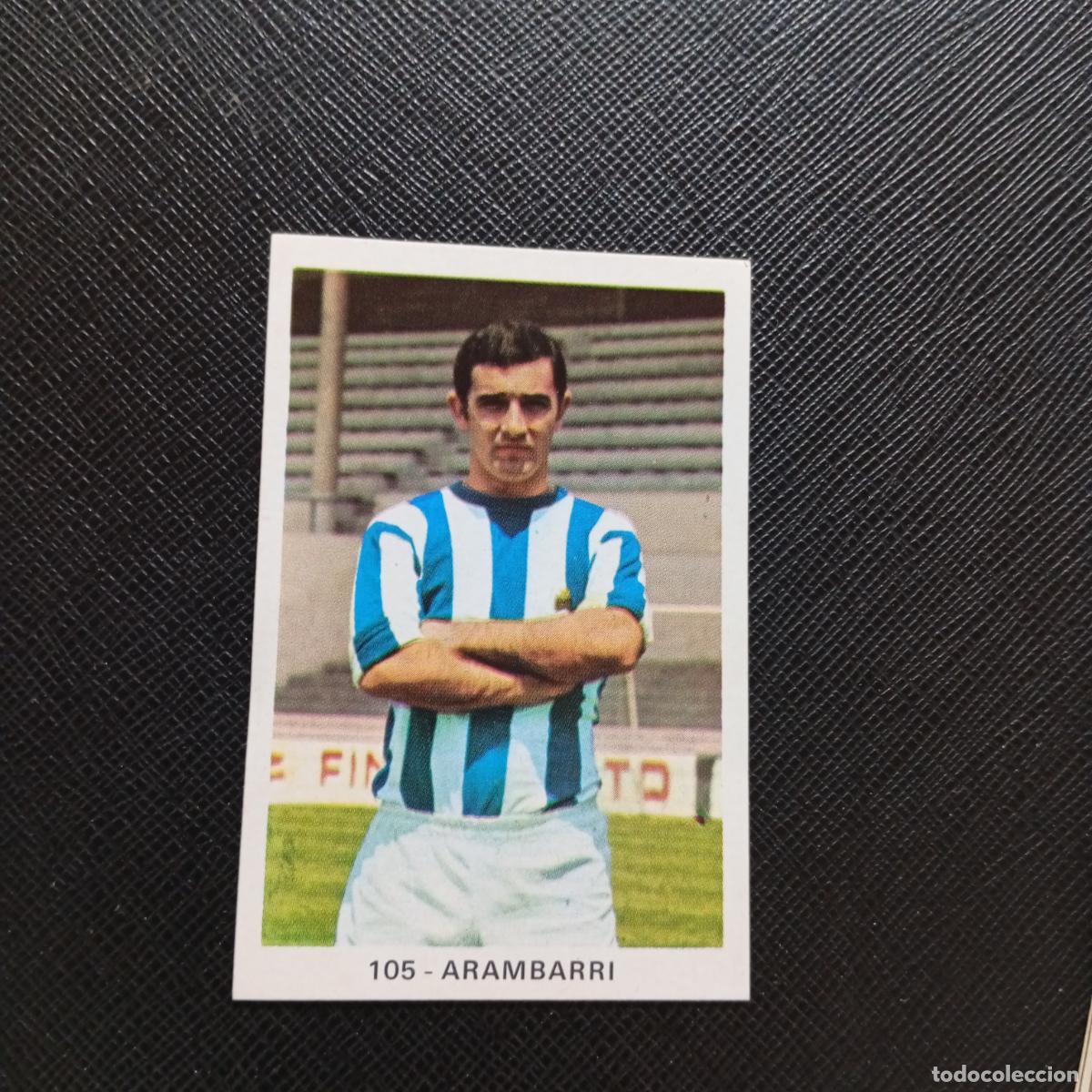 Cromos de F&uacute;tbol: 105 ARAMBARRI REAL SOCIEDAD RUIZ ROMERO 1970 1971 CROMO 70 MEJICO 71 - SIN PEGAR - A206 PG18