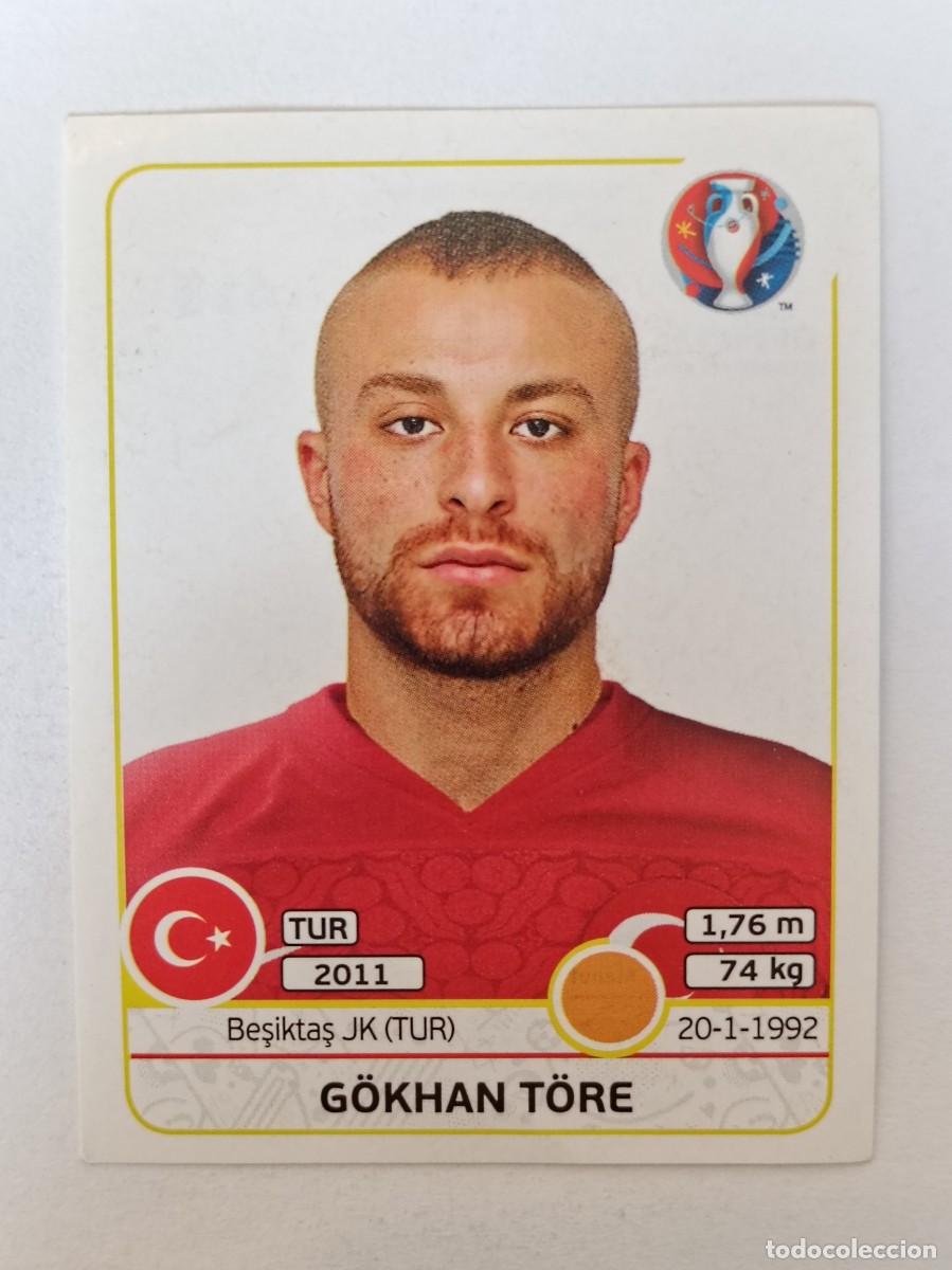 Football Stickers: #416 GOKHAN TORE (TURQUIA) EURO FRANCIA 2016 PANINI