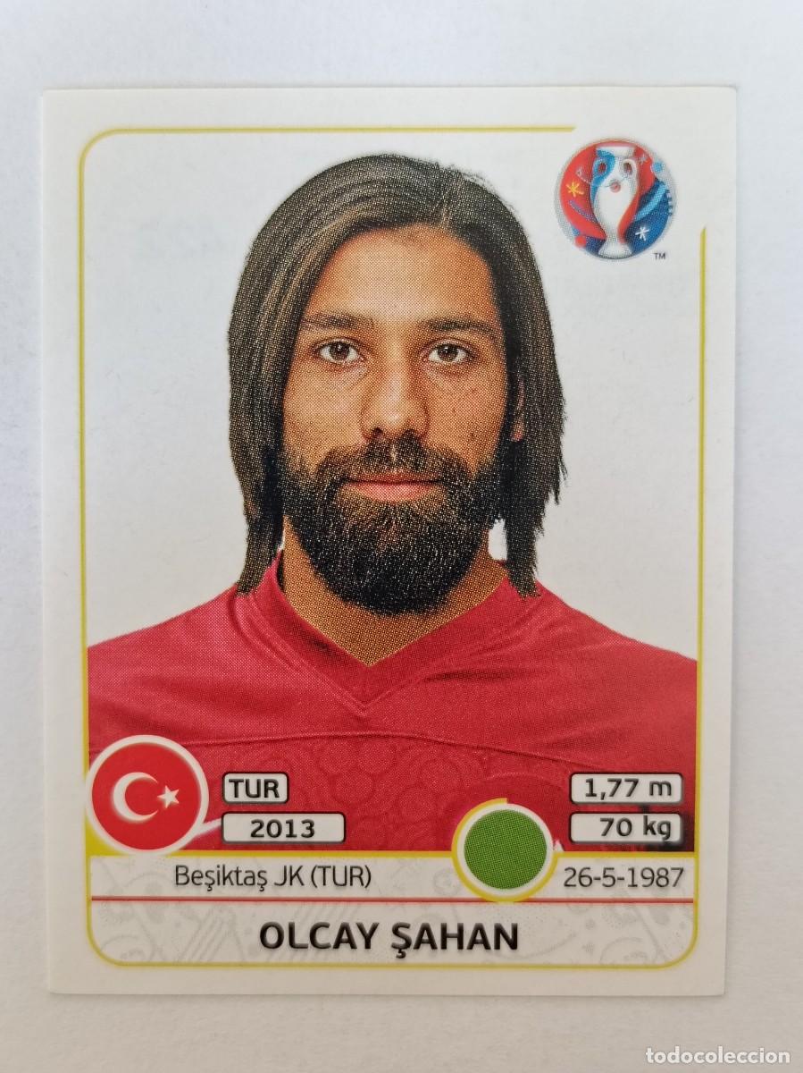 Football Stickers: #422 OLCAY SAHAN (TURQUIA) EURO FRANCIA 2016 PANINI
