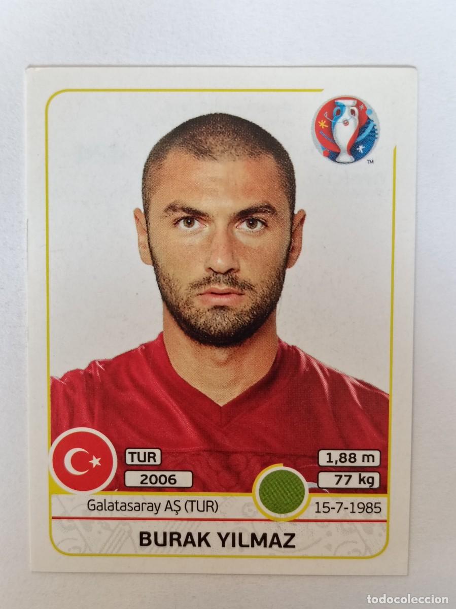Football Stickers: #424 BURAK YILMAZ (TURQUIA) EURO FRANCIA 2016 PANINI