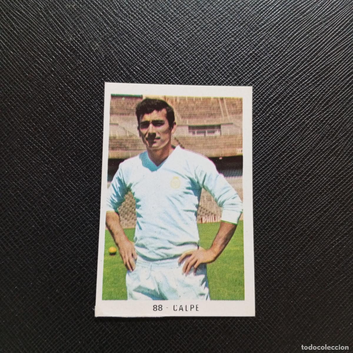 Football Stickers: 88 CALPE REAL MADRID RUIZ ROMERO 1970 1971 CROMO 70 MEJICO 71 - SIN PEGAR - A206 PG22