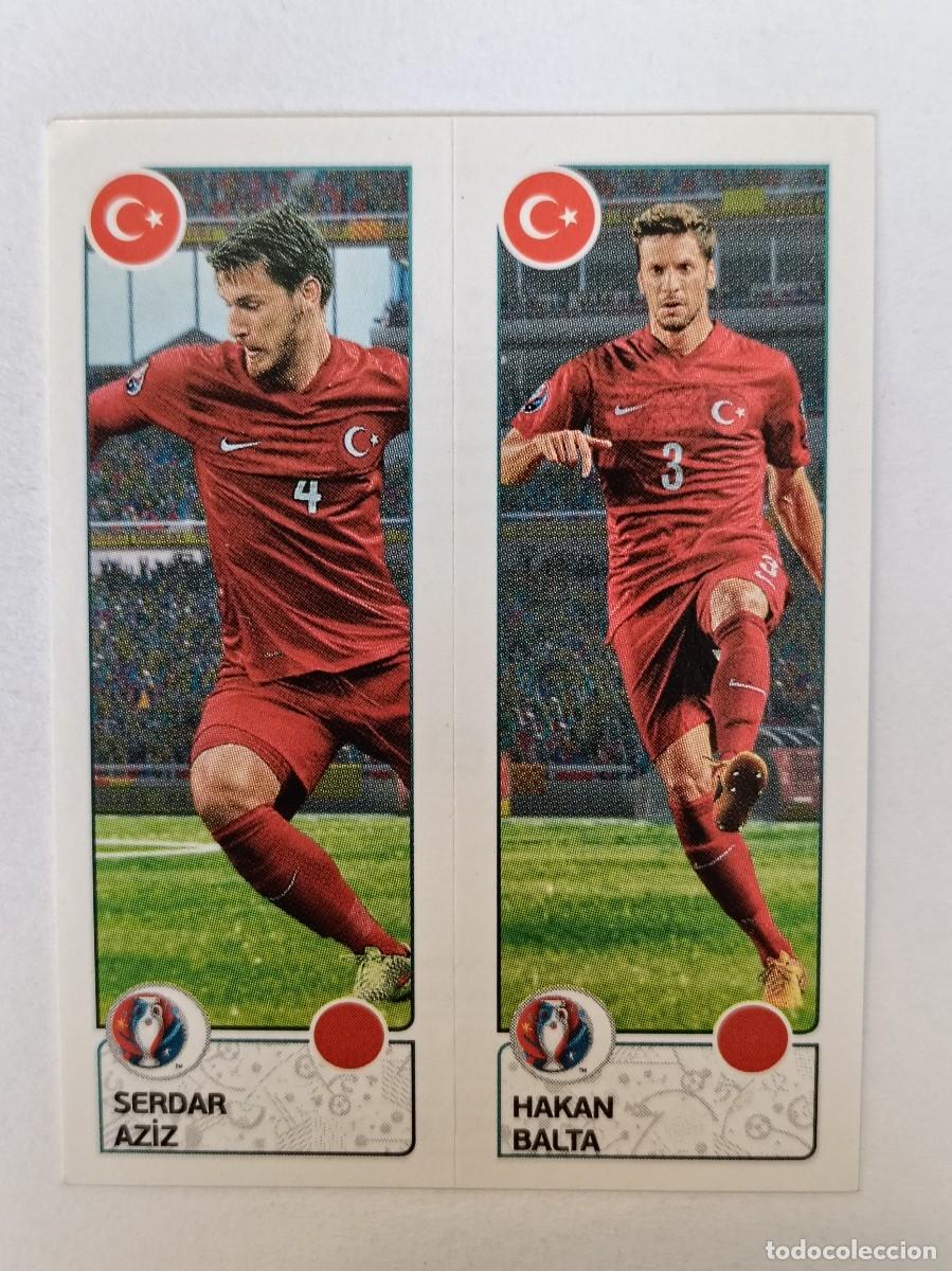 Cromos de F&uacute;tbol: #427 AZIZ-BALTA (TURQUIA) EURO FRANCIA 2016 PANINI