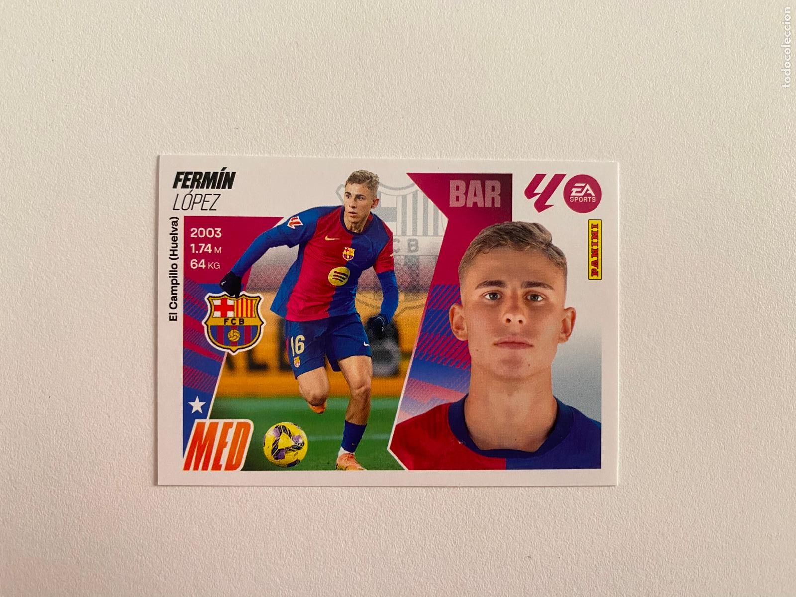 Cromos de Futebol: LALIGA ESTE 2025 2026 EA SPORTS 25 26 ALBUM PANINI LIGA N 13 FC BARCELONA FERM&Iacute;N