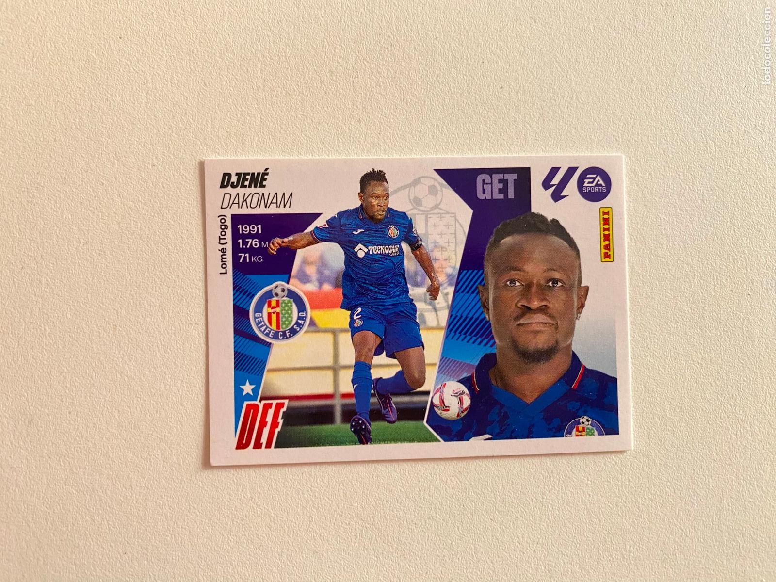 Cromos de F&uacute;tbol: LALIGA ESTE 2025 2026 EA SPORTS 25 26 ALBUM PANINI LIGA N 8 GETAFE CF DJEN&Eacute;