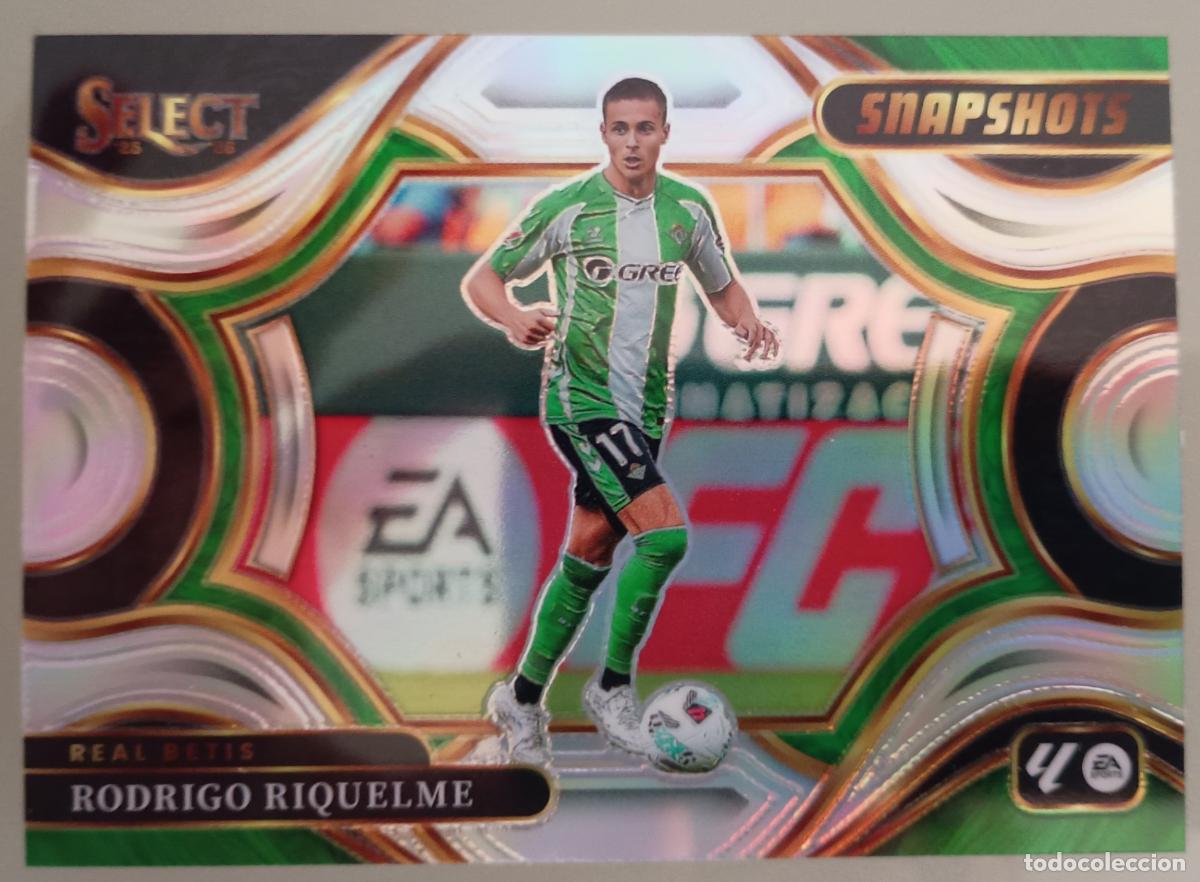 Cromos de F&uacute;tbol: 15-Rodrigo Riquelme (R. Betis) Snapshots. 2025-26 Panini Select la Liga