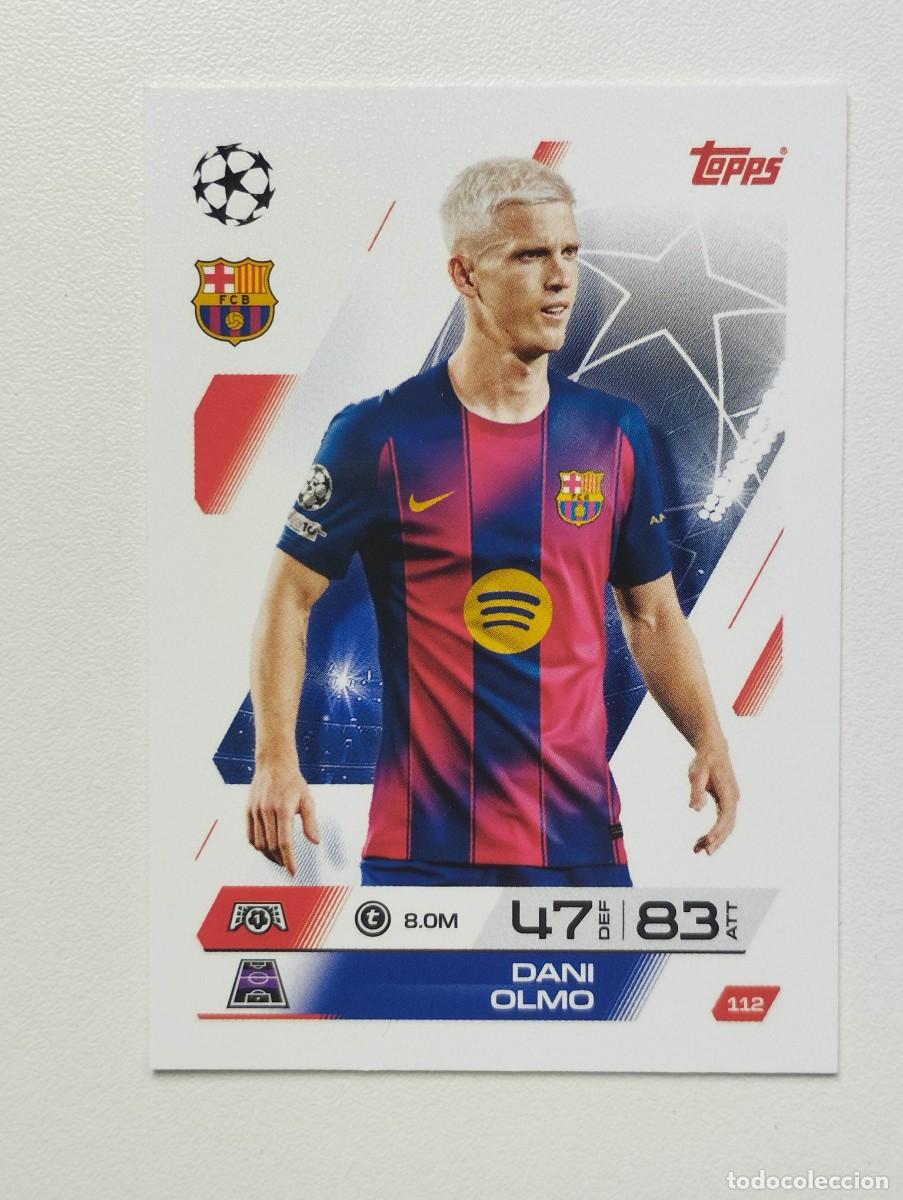 Cromos de F&uacute;tbol: CROMO CARD TOPPS MATCH ATTAX 2025 2026 25 26 BARCELONA 112 DANI OLMO