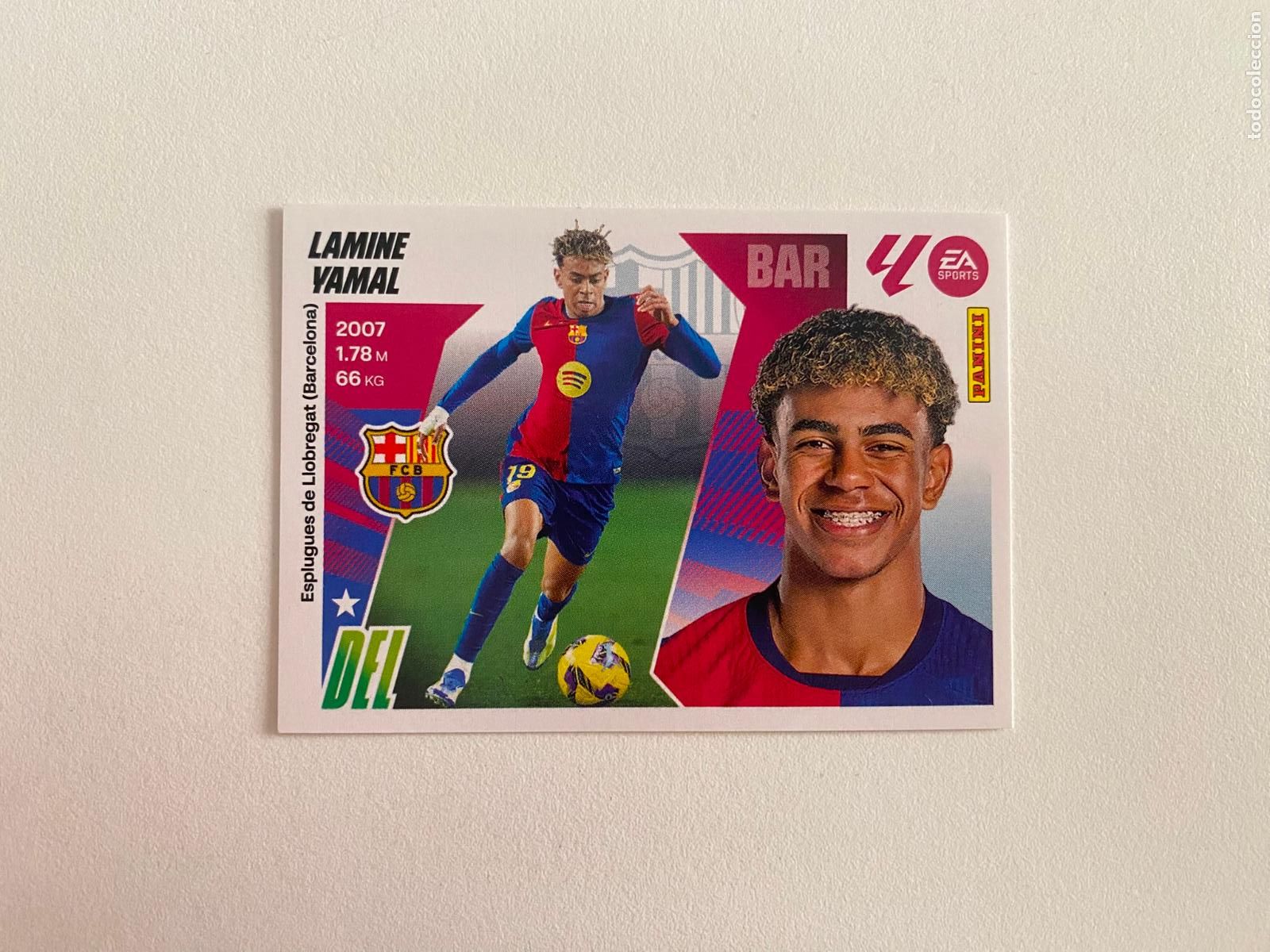 Cromos de F&uacute;tbol: LALIGA ESTE 2025 2026 EA SPORTS 25 26 ALBUM PANINI LIGA N 19 FC BARCELONA LAMINE YAMAL