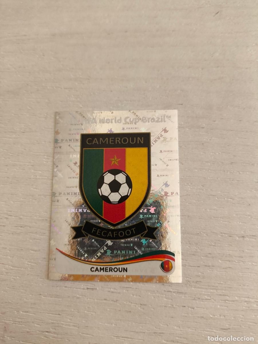 Cromos de F&uacute;tbol: 89 ESCUDO EMBLEMA CAMERUN PANINI FIFA MUNDIAL WORLD CUP BRASIL 2014 NO LIGA ESTE