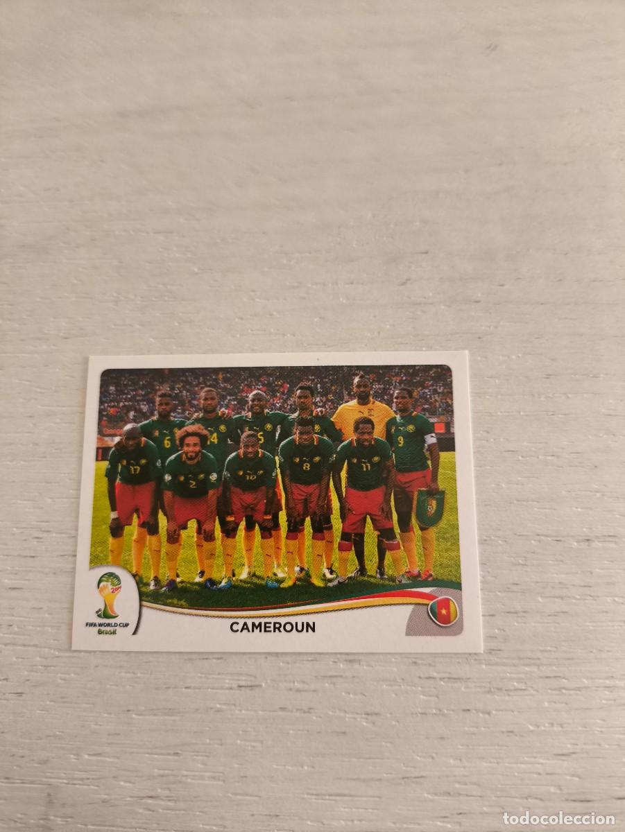 Cromos de F&uacute;tbol: 90 EQUIPO TEAM CAMERUN PANINI FIFA MUNDIAL WORLD CUP BRASIL 2014 NO LIGA ESTE