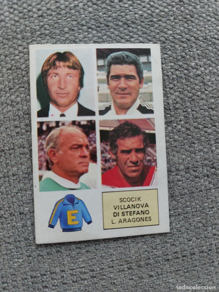 Cromos de F&uacute;tbol: 82 83 1982 1983 SCOCIK MANOLO VILLANOVA DI STEFANO LUIS ARAGONES EDICIONES ESTE SIN PEGAR MADRID