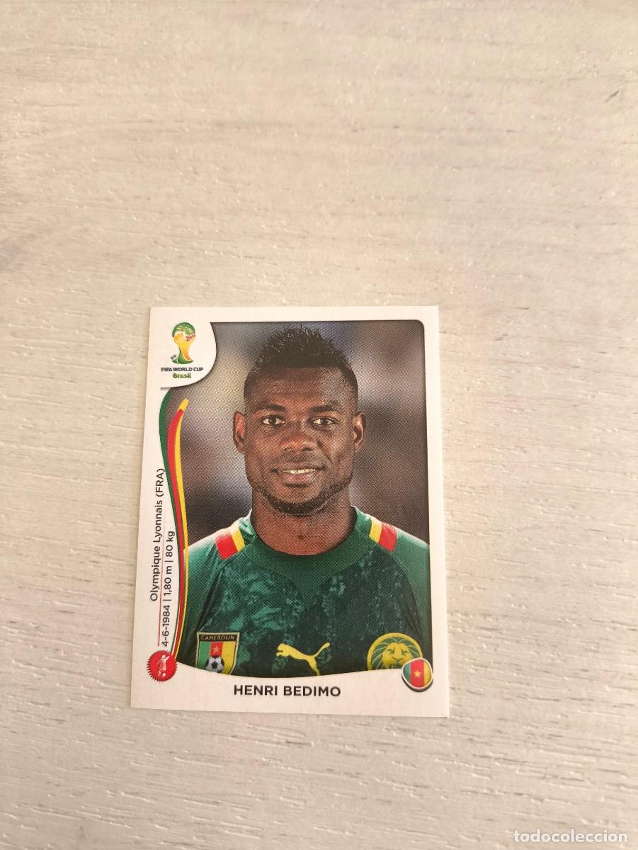 Cromos de F&uacute;tbol: 95 Henri Bedimo CAMERUN PANINI FIFA MUNDIAL WORLD CUP BRASIL 2014 NO LIGA ESTE