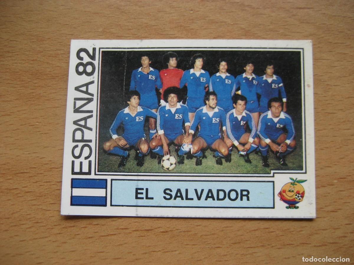 Cromos de F&uacute;tbol: ESPA&Ntilde;A 82 - N&ordm; 219 EQUIPO - EL SALVADOR - PANINI