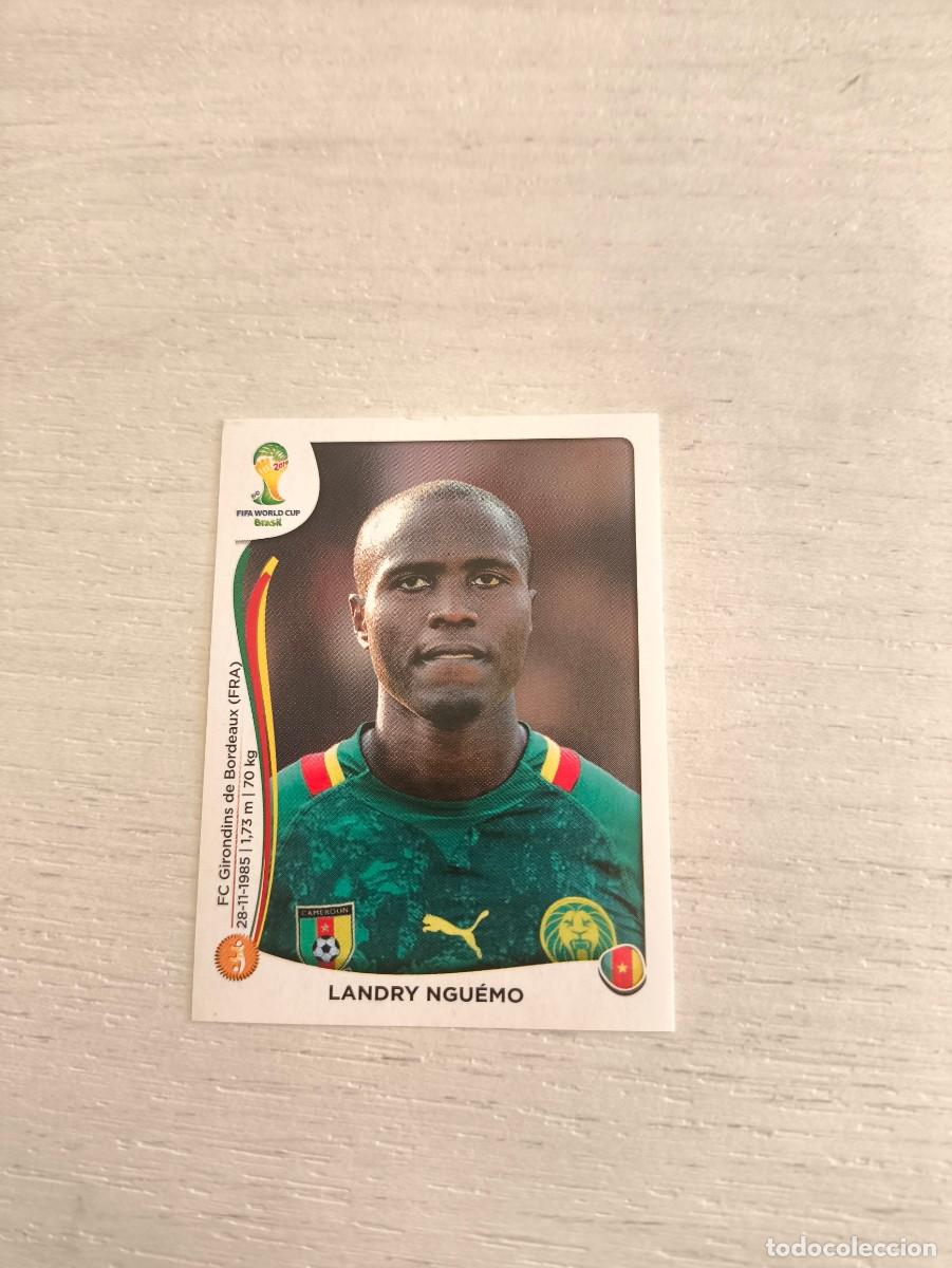 Cromos de F&uacute;tbol: 102 Landry Ngu&eacute;mo CAMERUN PANINI FIFA MUNDIAL WORLD CUP BRASIL 2014 NO LIGA ESTE