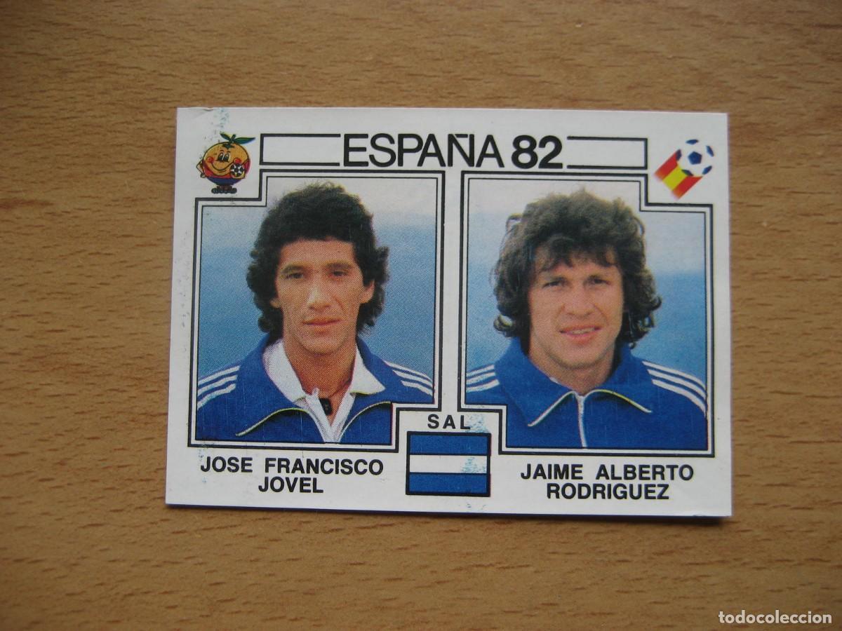 Cromos de F&uacute;tbol: ESPA&Ntilde;A 82 - N&ordm; 221 JOVEL & RODRIGUEZ - EL SALVADOR - PANINI