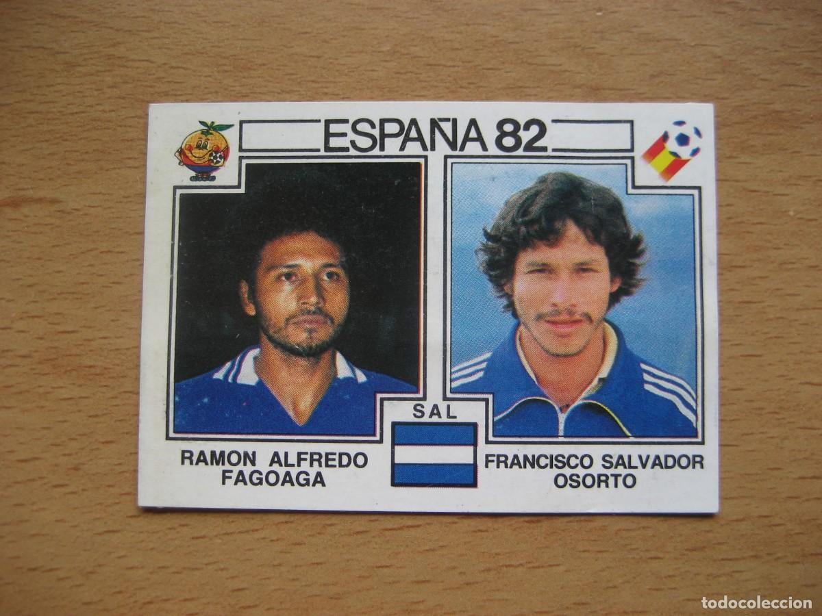 Cromos de F&uacute;tbol: ESPA&Ntilde;A 82 - N&ordm; 222 FAGOAGA & OSORTO - EL SALVADOR - PANINI