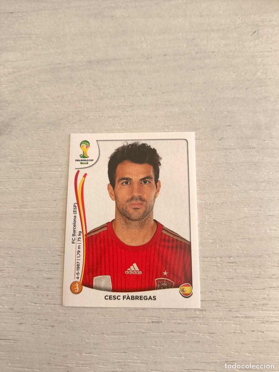 Cromos de F&uacute;tbol: 120 Cesc F&agrave;bregas ESPA&Ntilde;A PANINI FIFA MUNDIAL WORLD CUP BRASIL 2014 NO LIGA ESTE