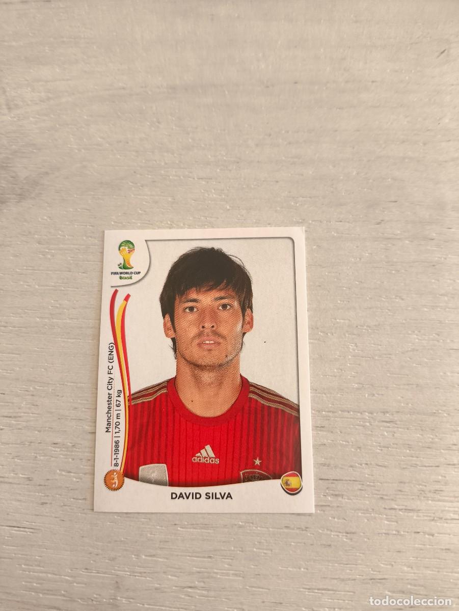 Cromos de F&uacute;tbol: 121 David Silva ESPA&Ntilde;A PANINI FIFA MUNDIAL WORLD CUP BRASIL 2014 NO LIGA ESTE