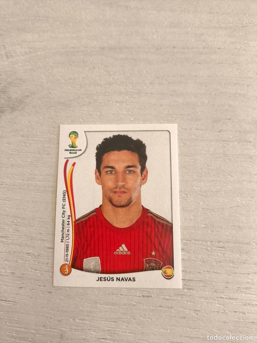 Cromos de F&uacute;tbol: 122 Jes&uacute;s Navas ESPA&Ntilde;A PANINI FIFA MUNDIAL WORLD CUP BRASIL 2014 NO LIGA ESTE