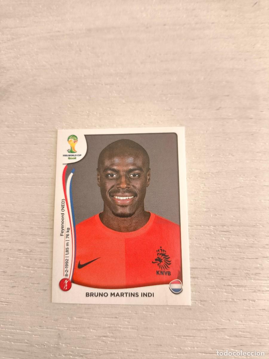 Cromos de F&uacute;tbol: 133 Bruno Martins Indi HOLANDA PAISES BAJOS PANINI FIFA MUNDIAL WORLD CUP BRASIL 2014 NO LIGA ESTE