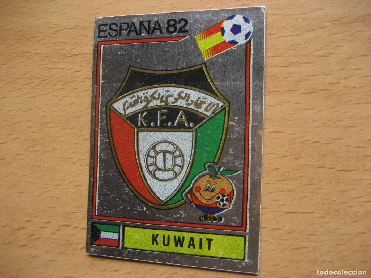 Cromos de F&uacute;tbol: ESPA&Ntilde;A 82 - N&ordm; 228 KUWAIT ESCUDO - EL SALVADOR - PANINI