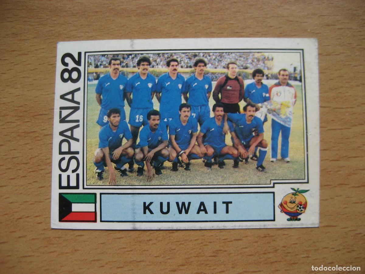 Cromos de F&uacute;tbol: ESPA&Ntilde;A 82 - N&ordm; 229 EQUIPO - KUWAIT - PANINI